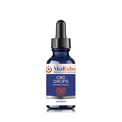 Buy CBD Drops 1000mg for Stress Relief by MedEcho